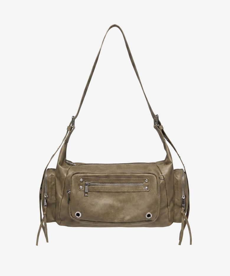 맥시 마르코백_애쉬 카키 Maxi Marco Bag_Ash Khaki