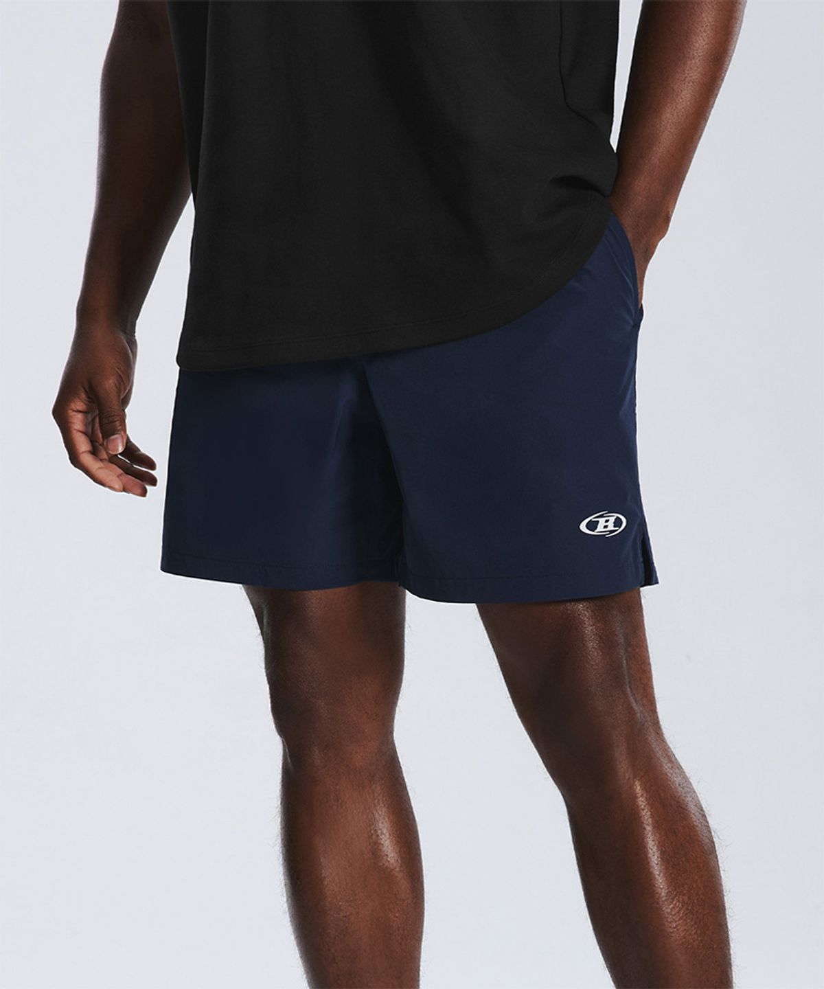 본투윈(BORN TO WIN) SYMBOL B ESSENTIAL ACTIVE SHORTS [NAVY]