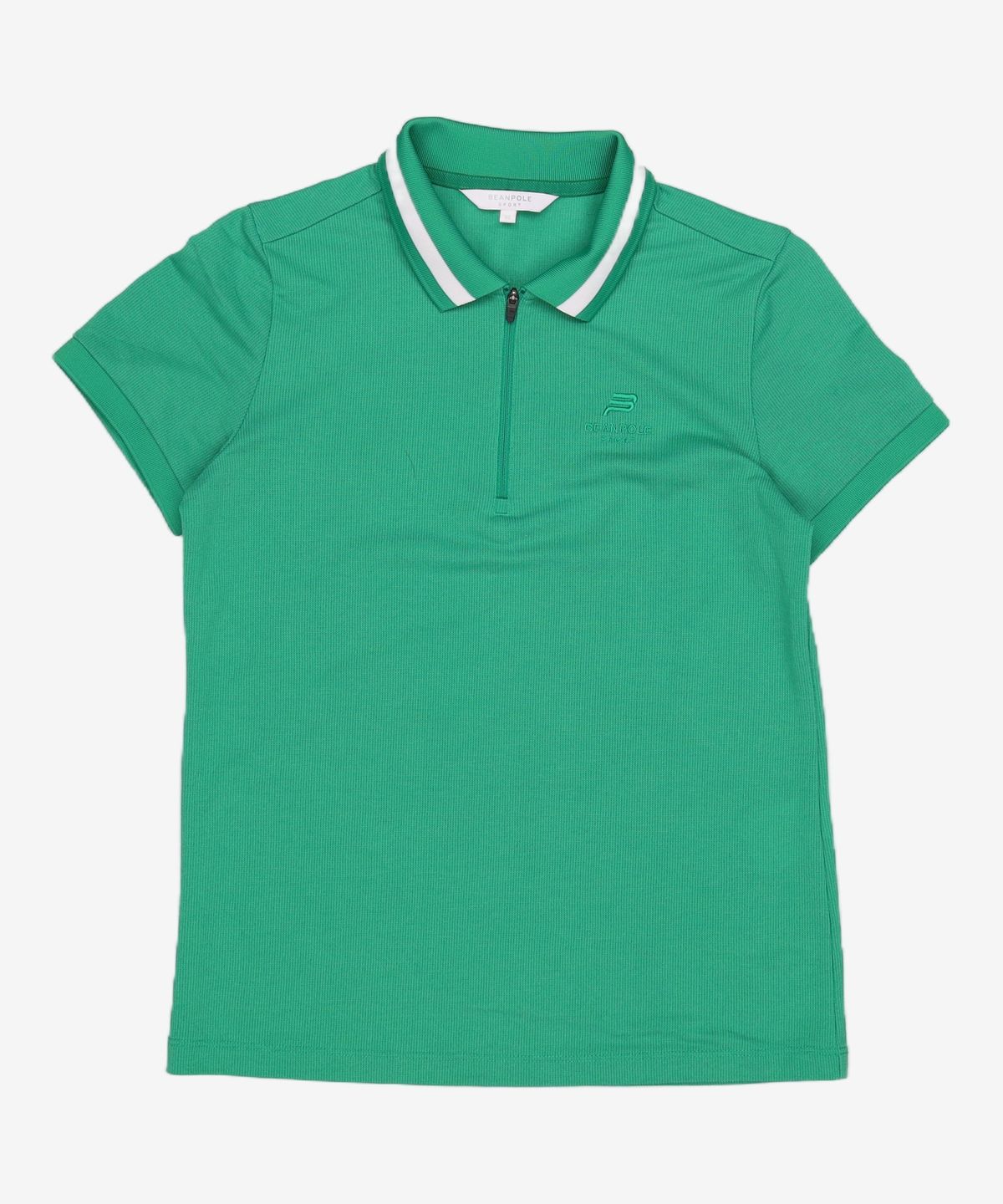 빈폴 스포츠(BEANPOLE SPORT) 그린 여성 COOLHAN 한지 집업 피케 티셔츠 (BO9442C03M) 90