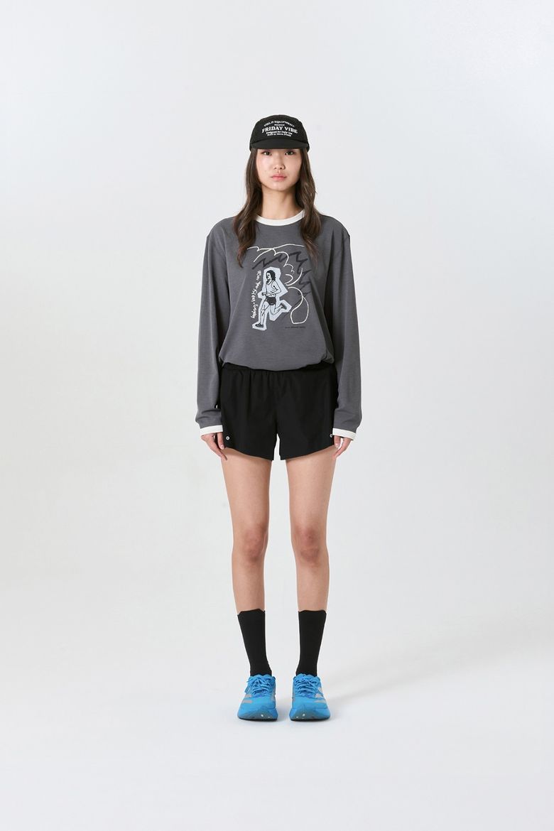 러닝쇼츠 Ventra Run Shorts 3인치 bk (Brief) wmns