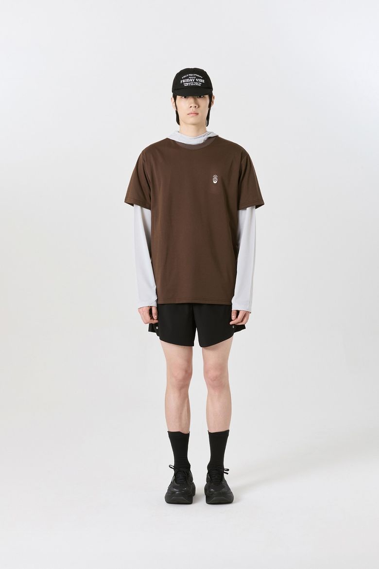 러닝쇼츠 Ventra Run Shorts 5인치 bk (Brief) mens