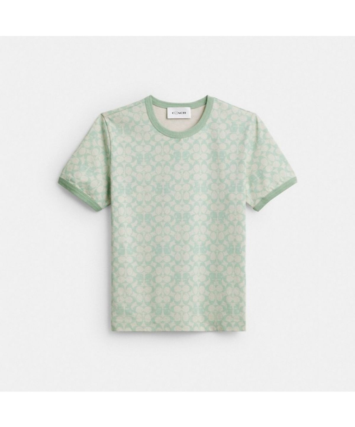 코치(COACH) 코치 x 브레인 데드 시그니처 링어 티셔츠 CDW11 MNT