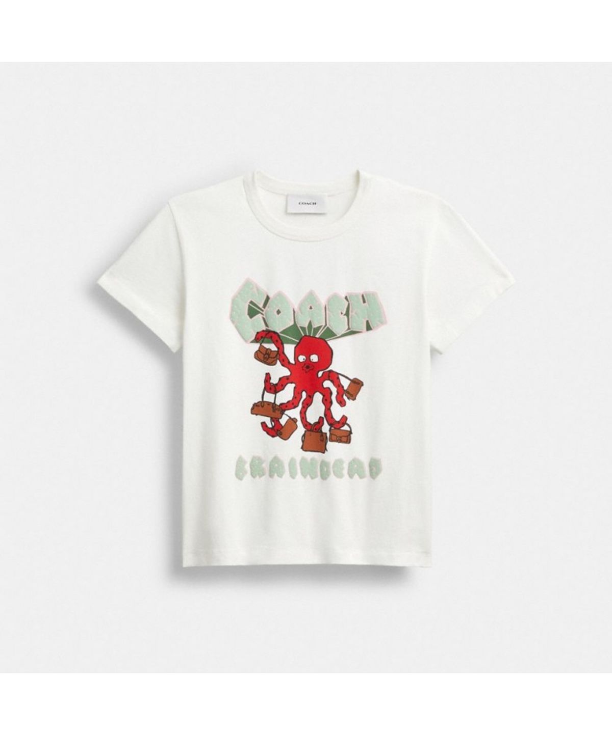 코치(COACH) 코치 x 브레인 데드 옥토퍼스 90 S 티셔츠 CDW17 WHT