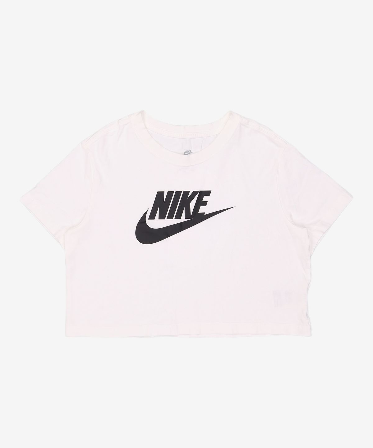 나이키(NIKE) 스포츠웨어 에센셜 크롭 티셔츠 W - 화이트:블랙 / BV6176-100 L