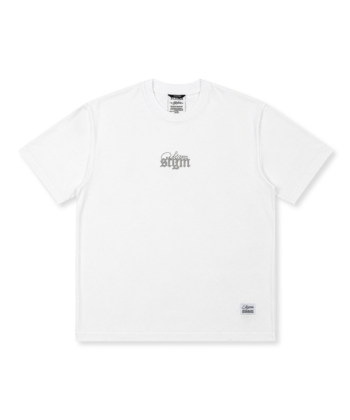 스티그마(STIGMA) ML WASHED T-SHIRTS WHITE