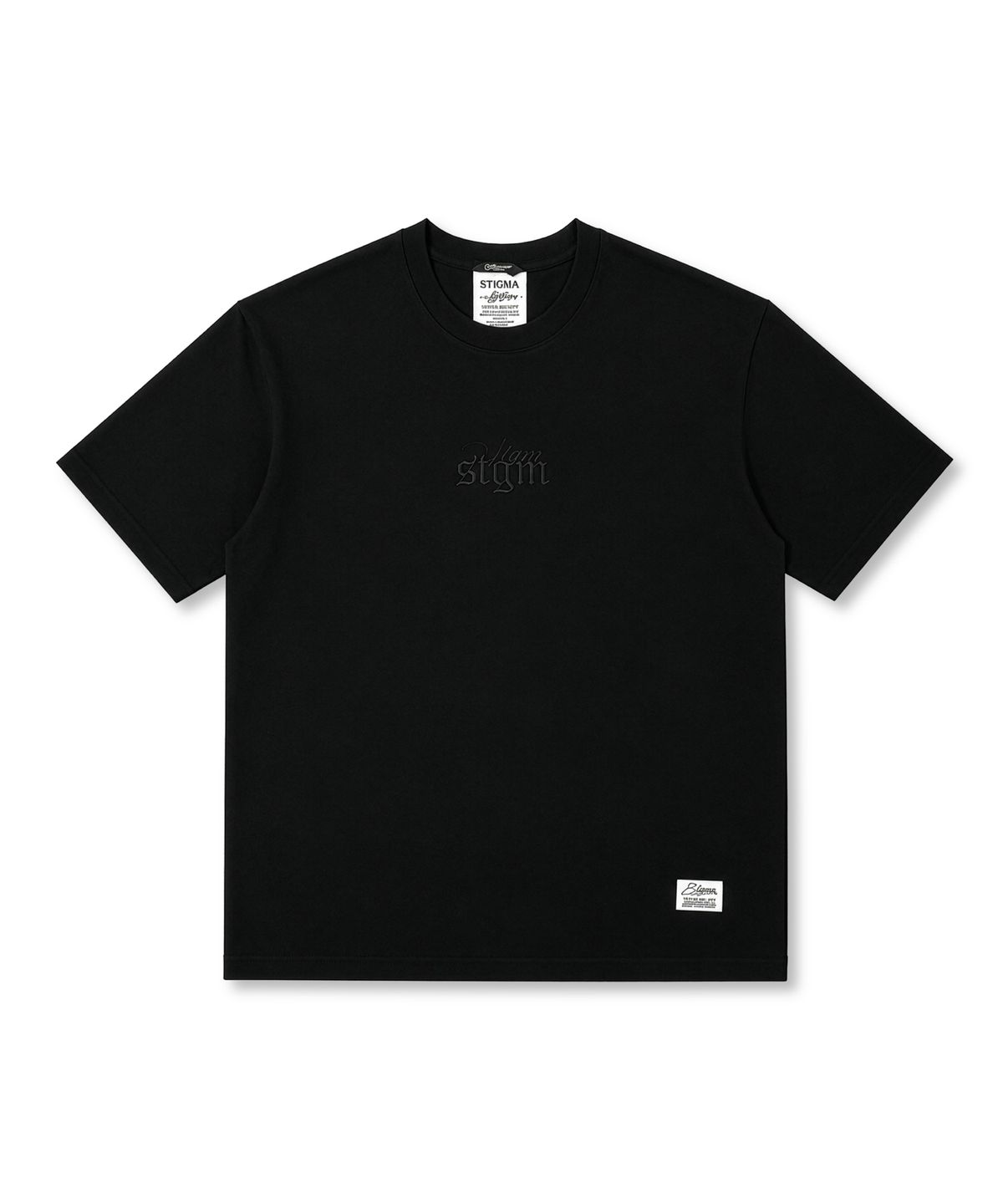 스티그마(STIGMA) ML WASHED T-SHIRTS BLACK