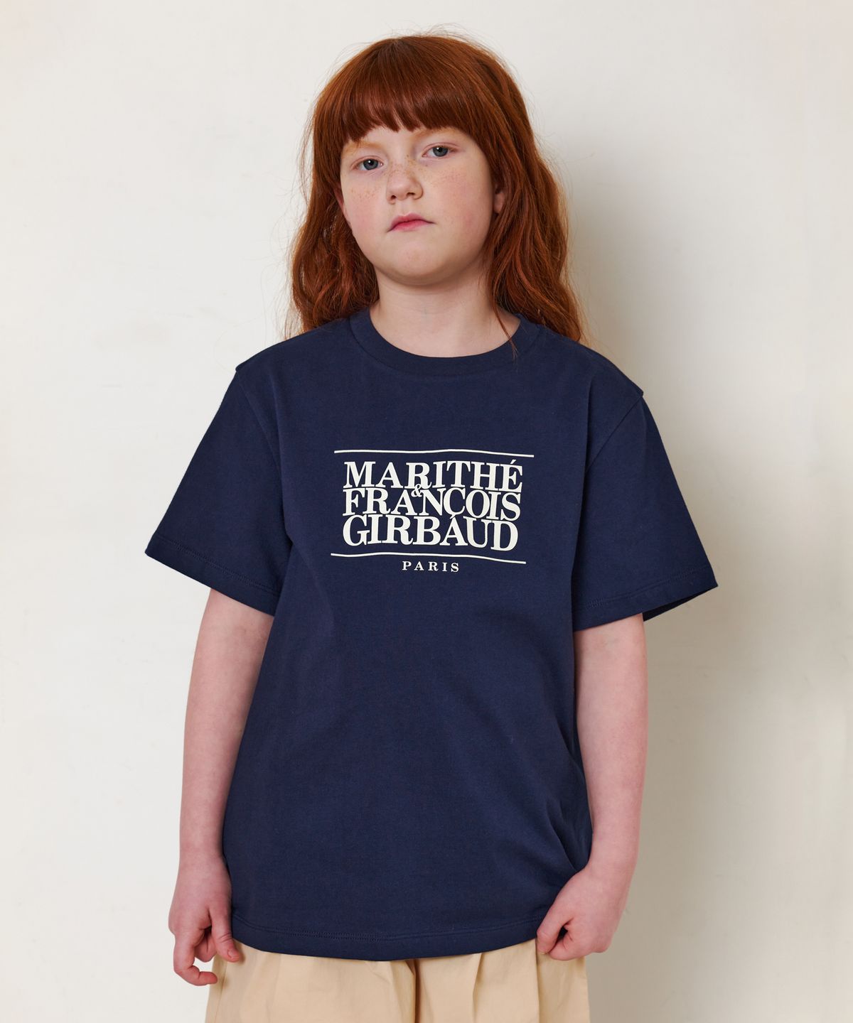 마리떼 키즈(MARITHÉ KIDS) 24SS ENFANT CLASSIC LOGO TEE navy
