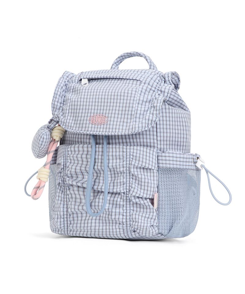 MUSINSA | VANWALK Cloud Reedition Mini Backpack [Check Sky]