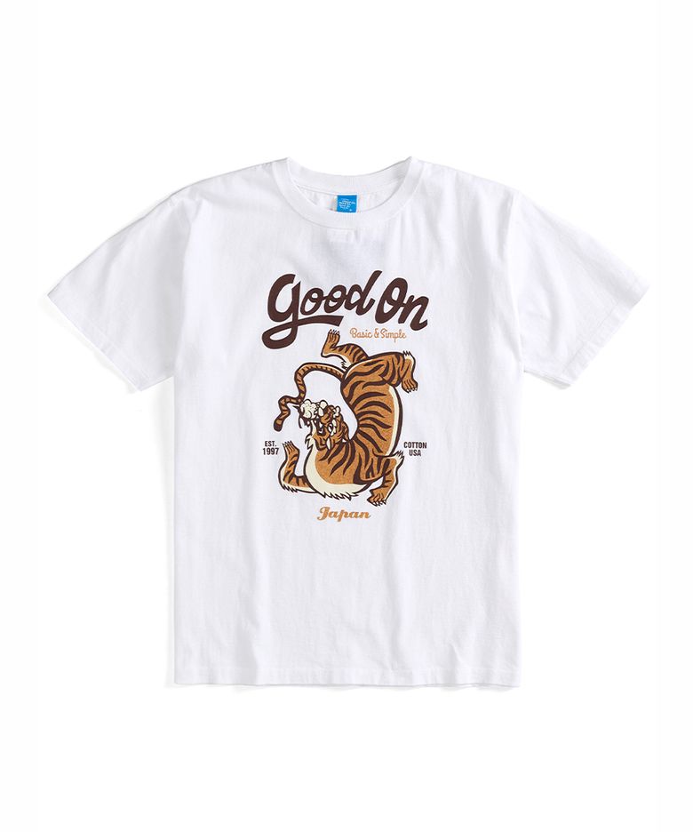 Japan Tiger 반팔 티셔츠 - 화이트