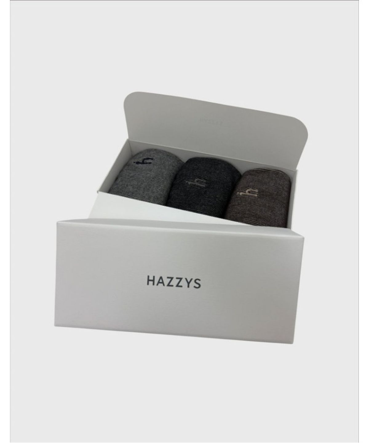 헤지스 맨 액세서리(HAZZYS MEN ACC) 블랙 멜란지 면혼방 장목양말3종세트 HISS6E512BK