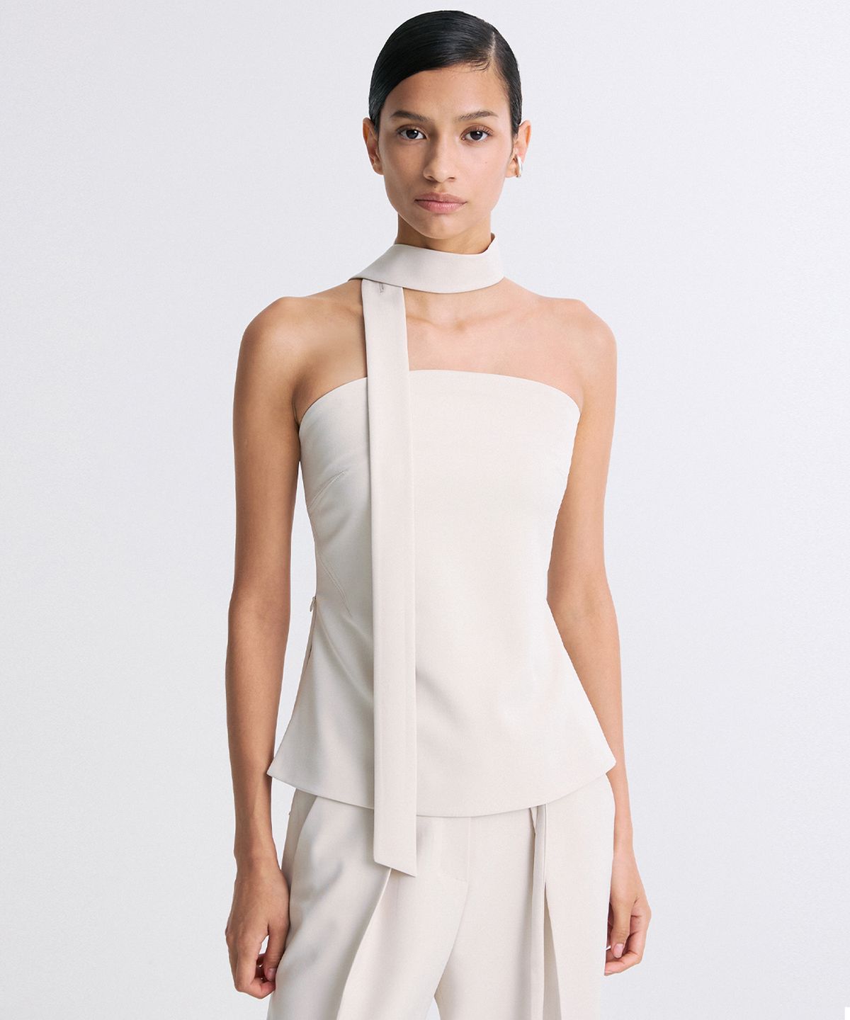 리이(RE RHEE) STRAPLESS TUBE TOP CREAM