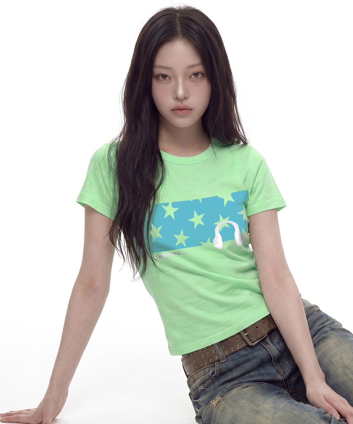 그레이버(GRAVER) [WOMAN]LOADING 슬림반팔티_2color