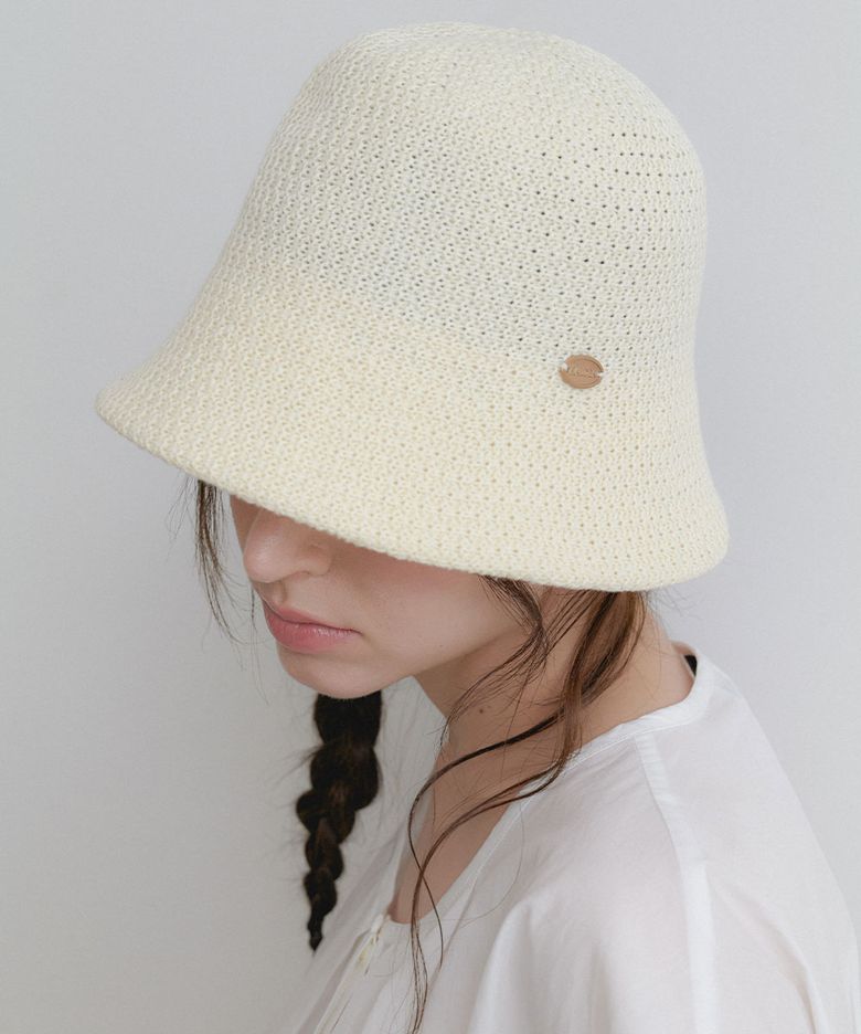 soft knit bucket hat (C078_ivory)