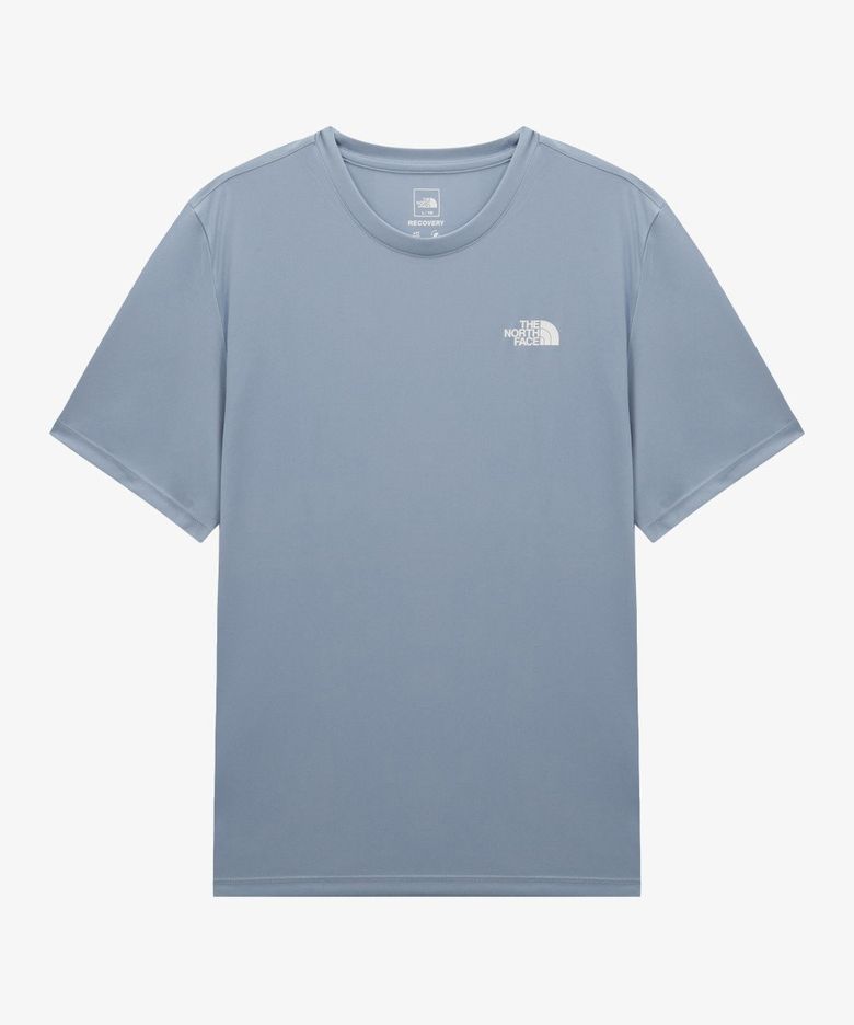NT7US01C 남성 리커버리 반팔 티 GRAYISH BLUE