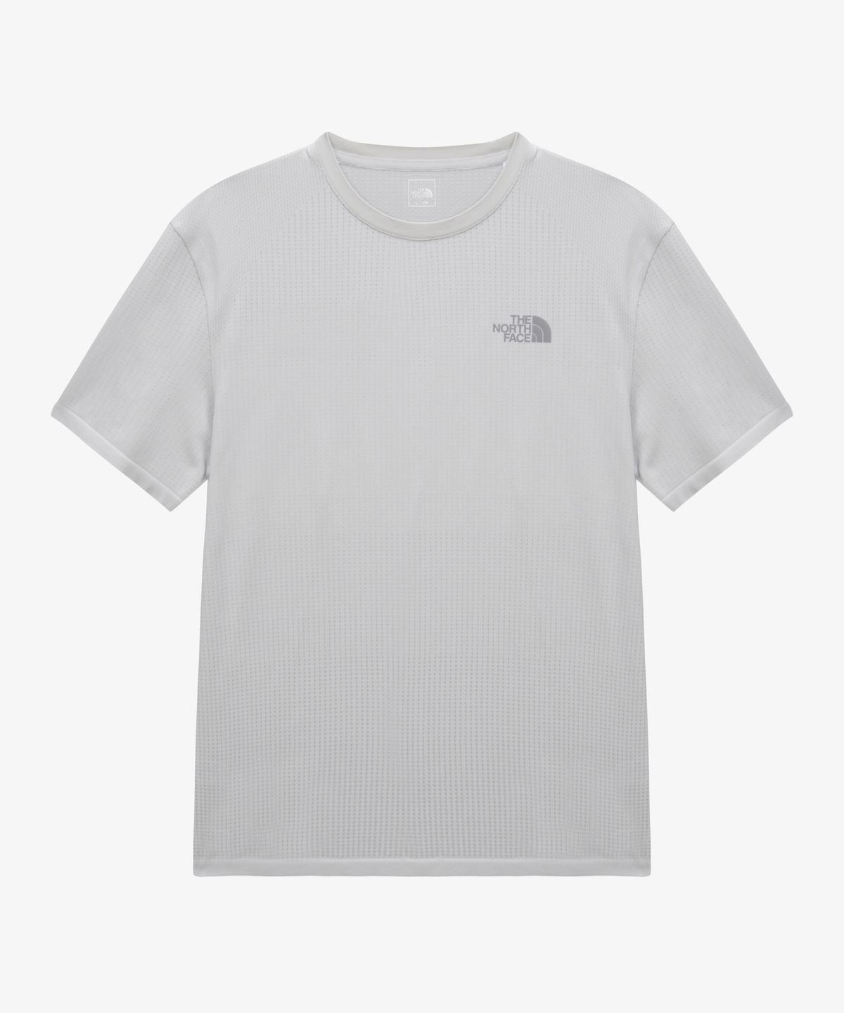노스페이스(THE NORTH FACE) NT7US13B 남성 에어웨이브 반팔 티 LIGHT GRAY