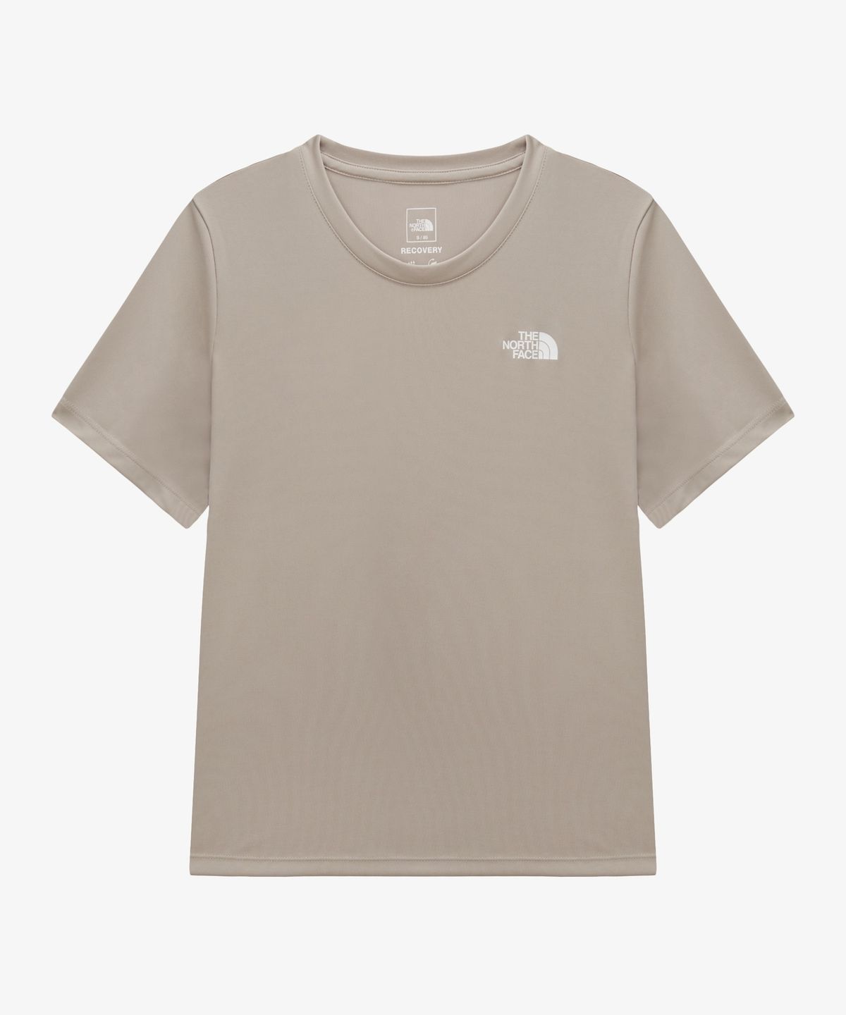 노스페이스(THE NORTH FACE) NT7US41D 여성 리커버리 반팔 티 LATTE