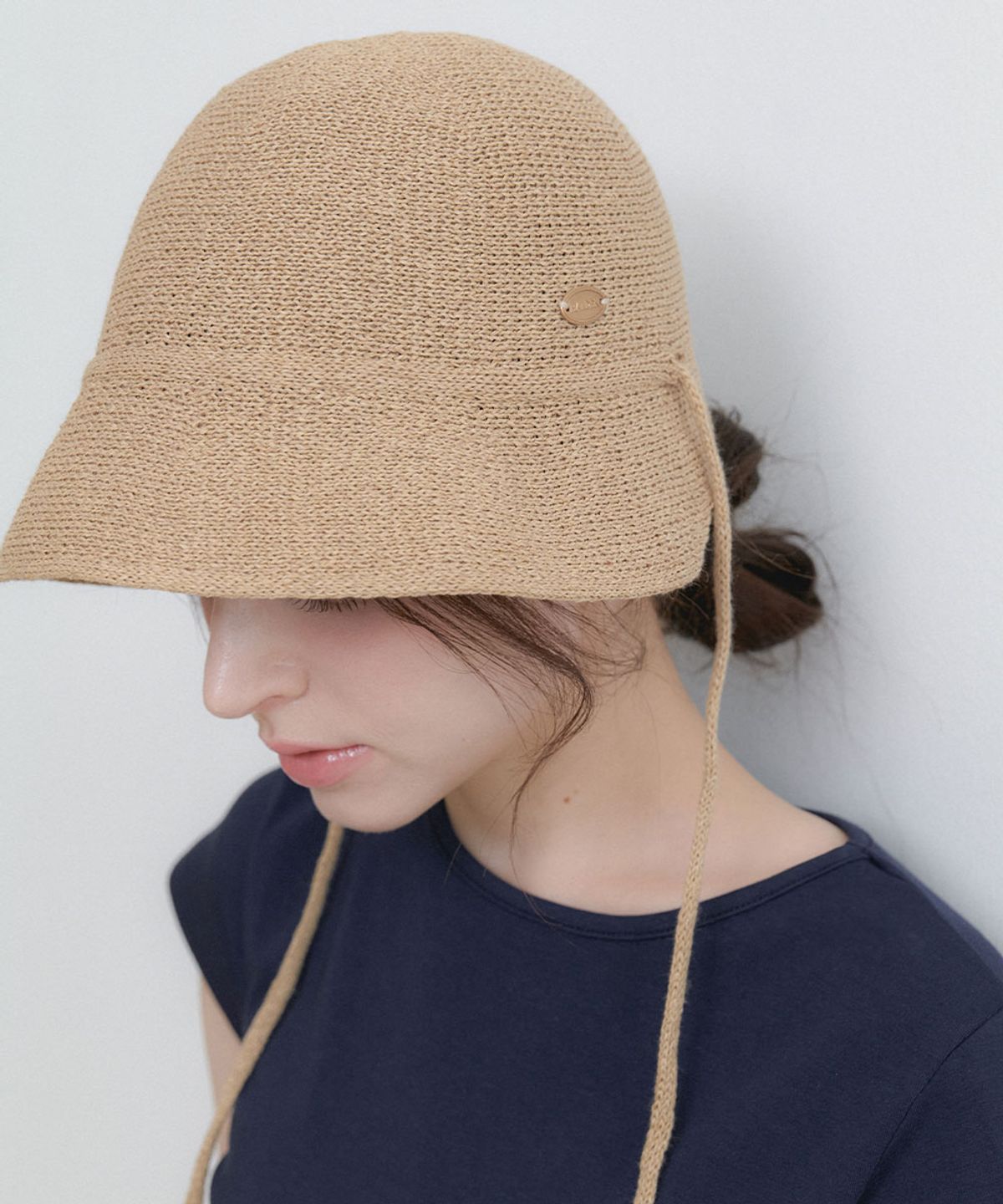 할렌(HALDEN) string light bucket hat (C080_beige)