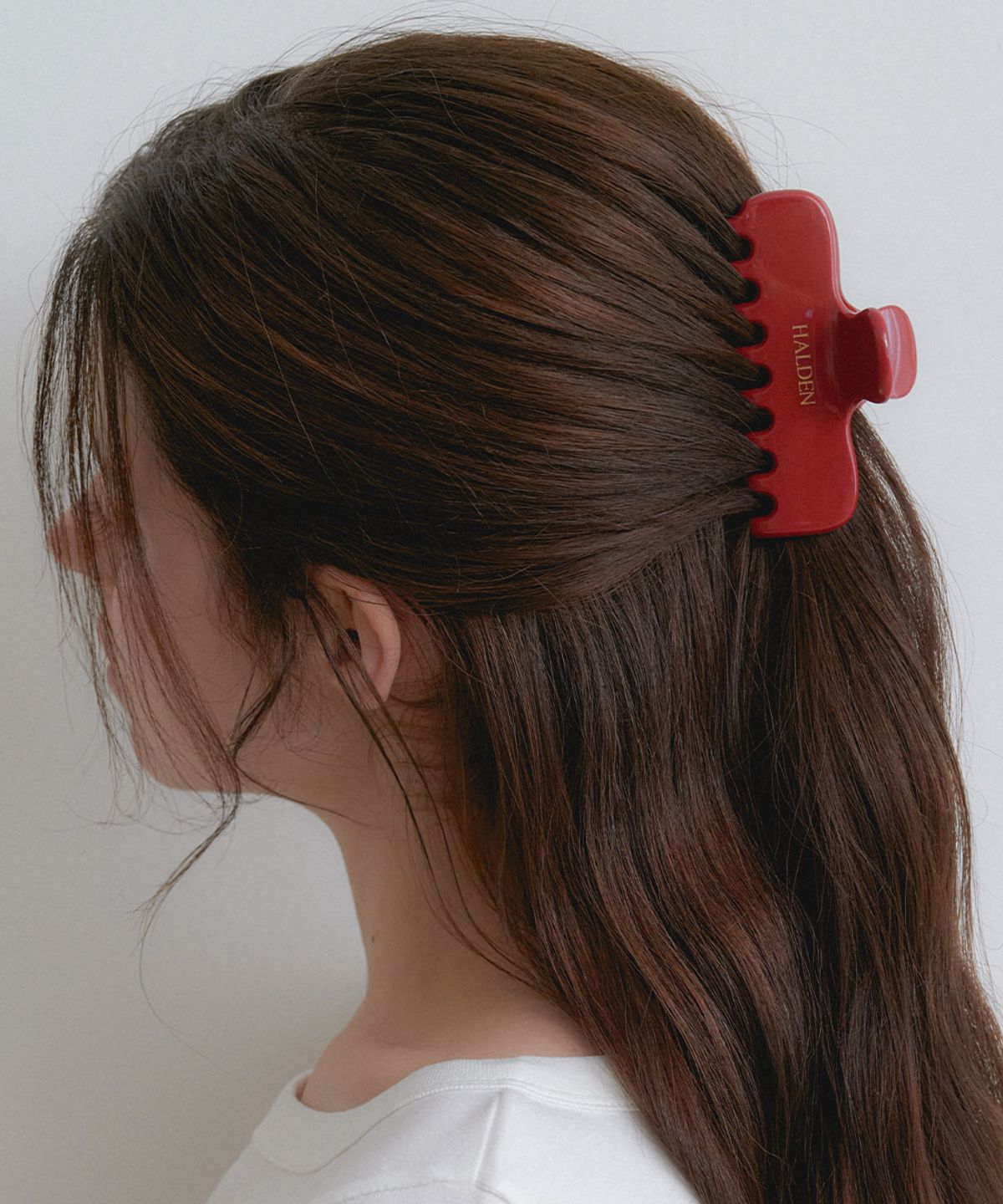 할렌(HALDEN) cozy hair clip (H047_red)