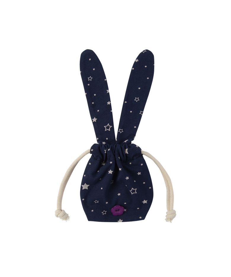 star bunny pouch navy