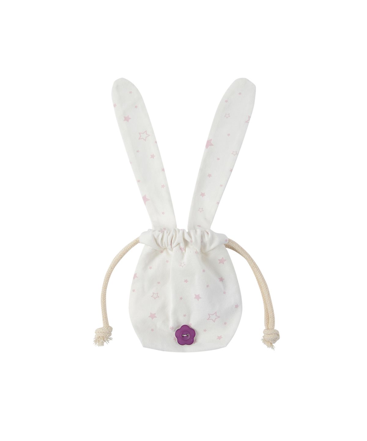 키이비(KIIBI) star bunny pouch white