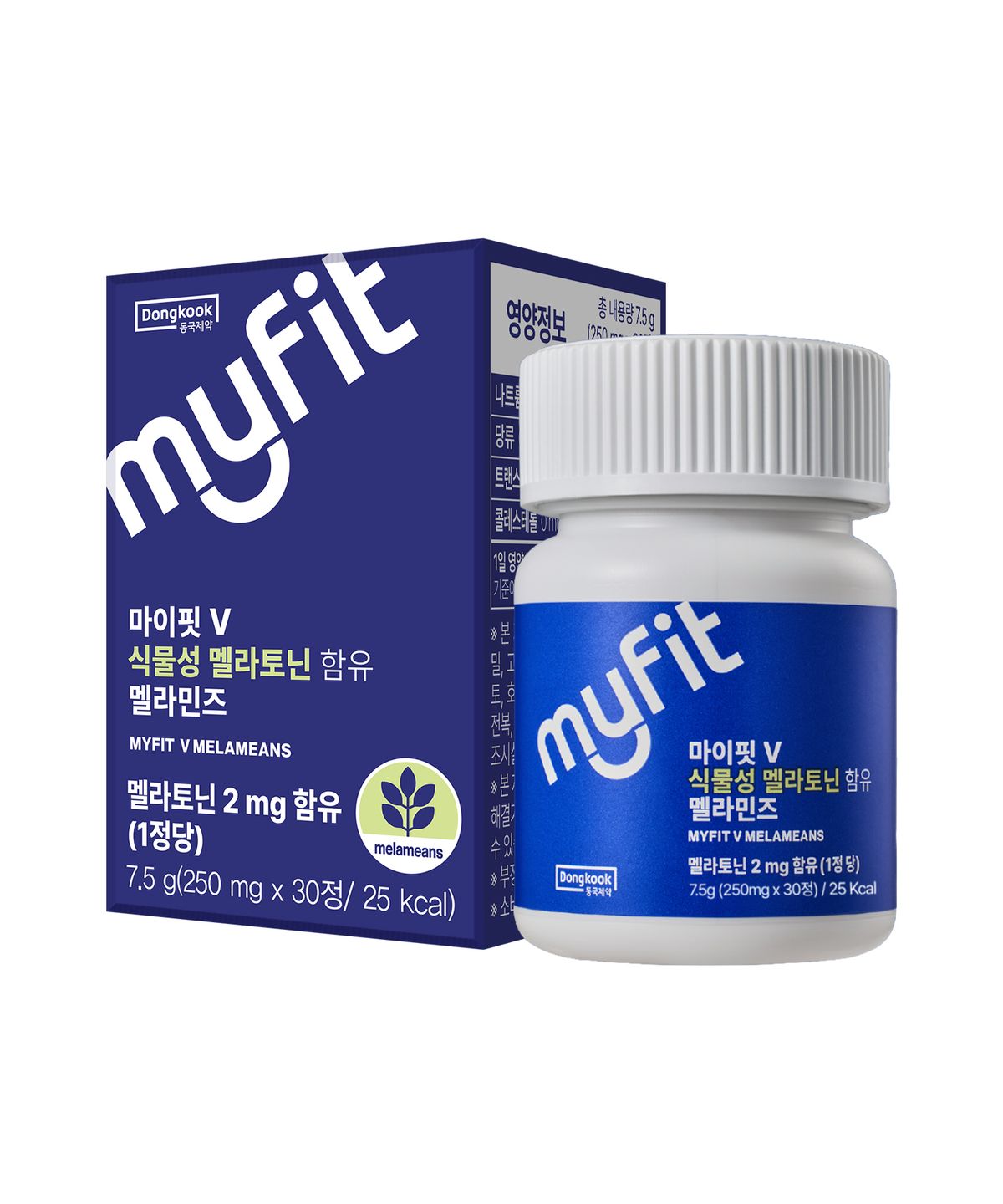 마이핏(MYFIT) 식물성 멜라토닌 함유 멜라민즈 30정 1박스 (1개월분)