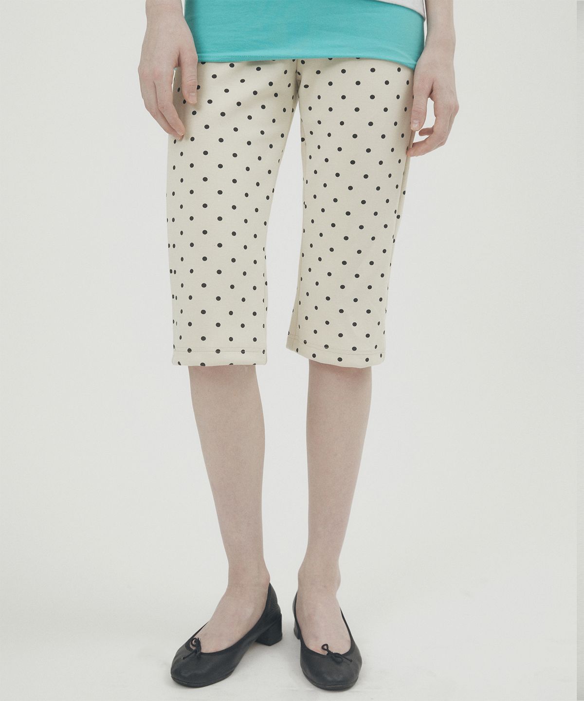 리트리버클럽(RETRIEVER CLUB) JERSEY CAPRI PANTS [IVORY]
