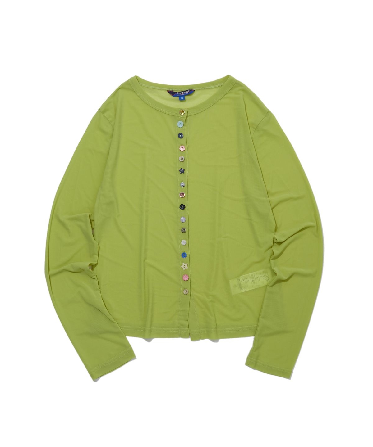 펜필드(PENFIELD) 시어 매쉬 가디건 올리브_FS2CG37U