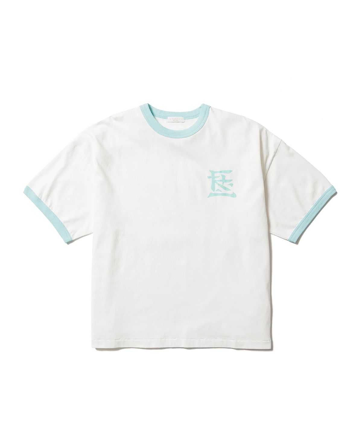 플래그스터프(FLAGSTUFF) 링거 티셔츠(KANJI LOGO)_화이트
