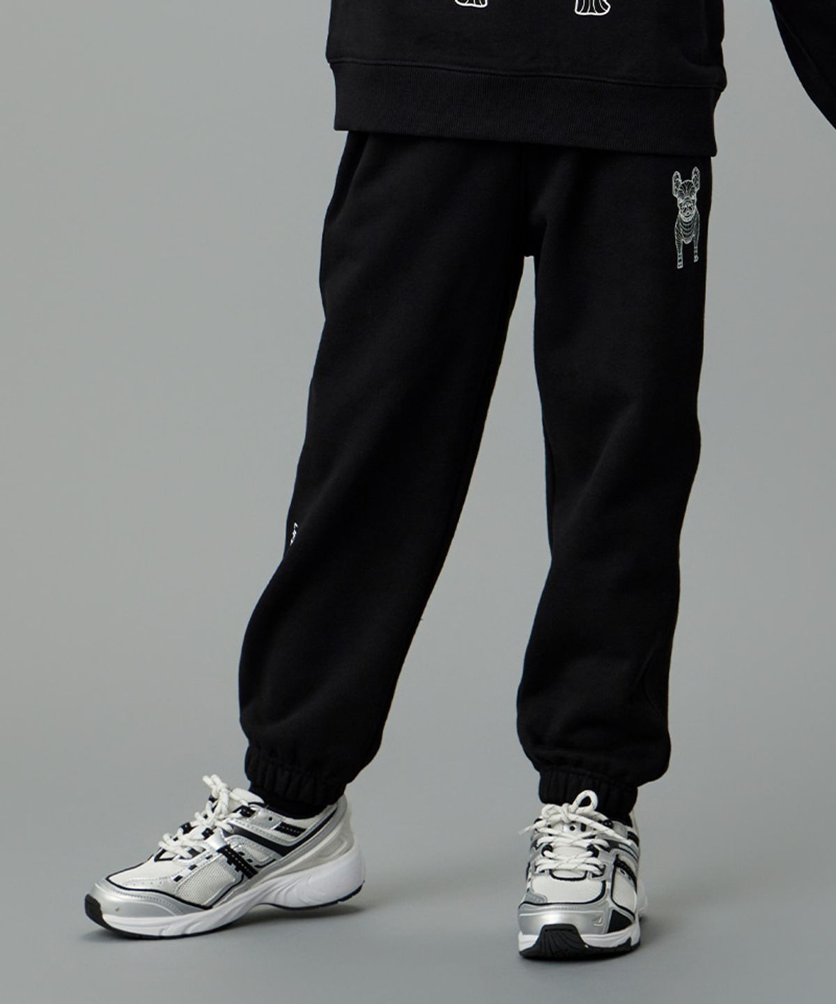 라이프워크 키즈(LIFEWORK KIDS) 키즈) 빅라독 프린팅 조거팬츠