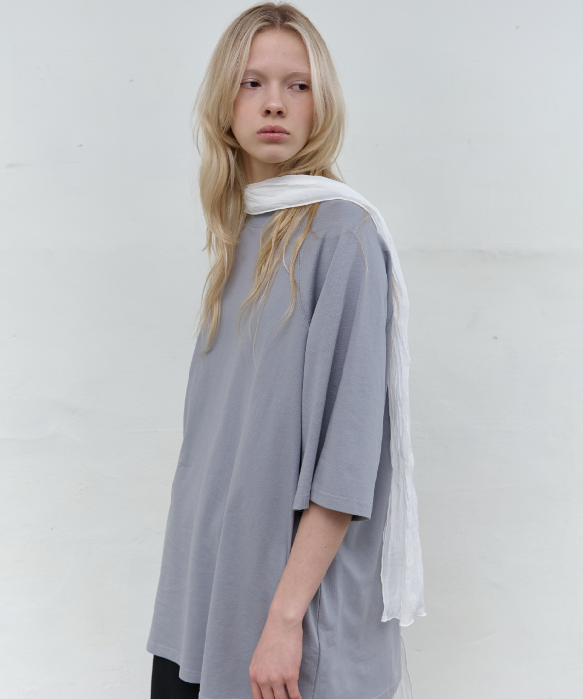 서란(SEORAN) Overfit Half Neck T-shirt_3colors