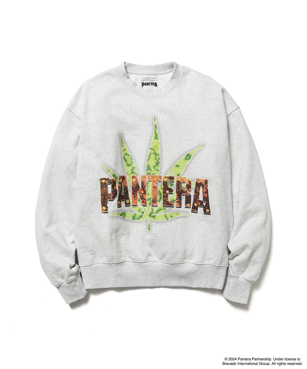 플래그스터프(FLAGSTUFF) Whiskey N Weed 스웨트( xPantera)_그레이