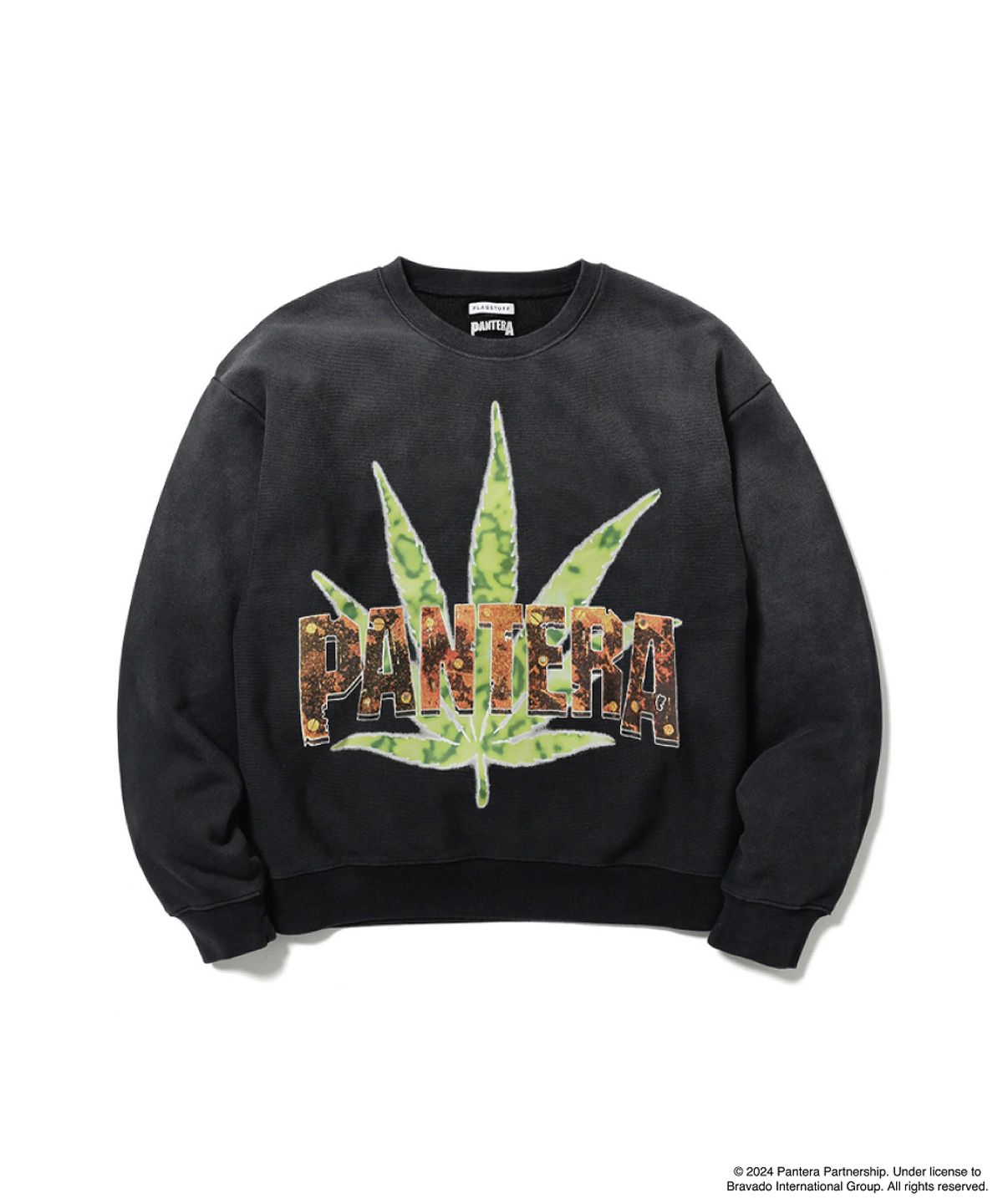 플래그스터프(FLAGSTUFF) Whiskey N Weed 스웨트( xPantera)_블랙