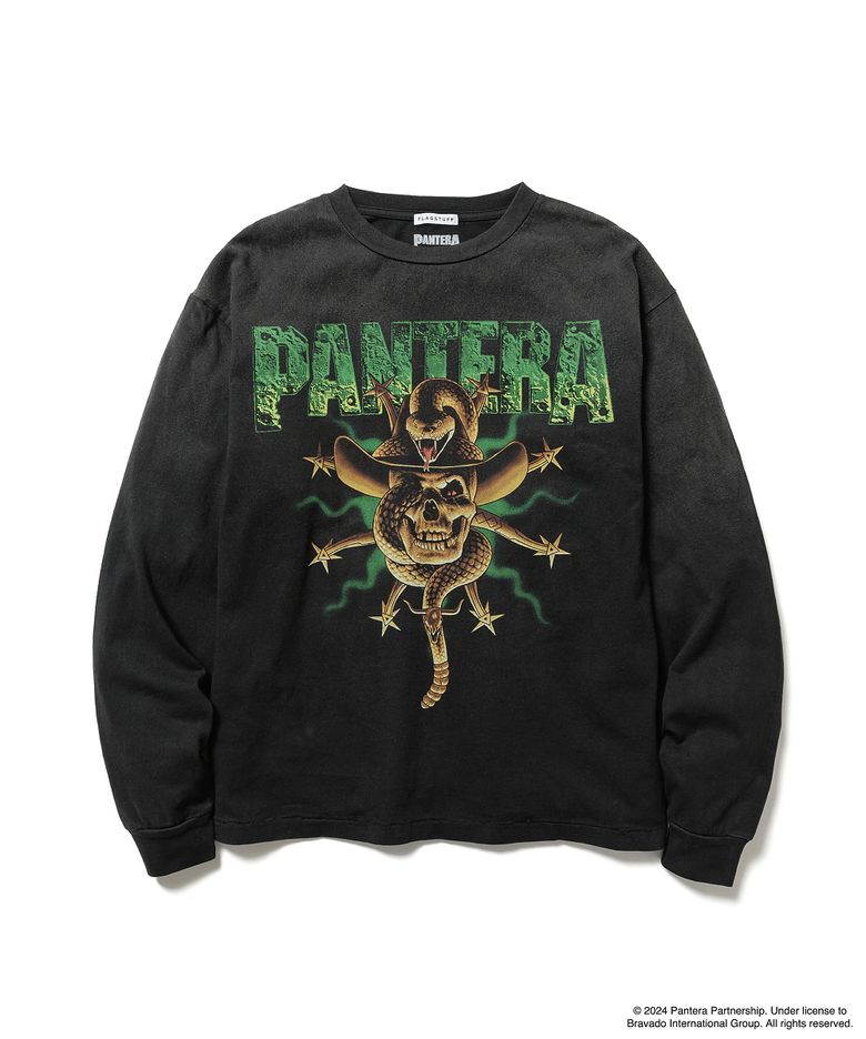 Snake & Skull 롱슬리브 티셔츠( xPantera)_블랙