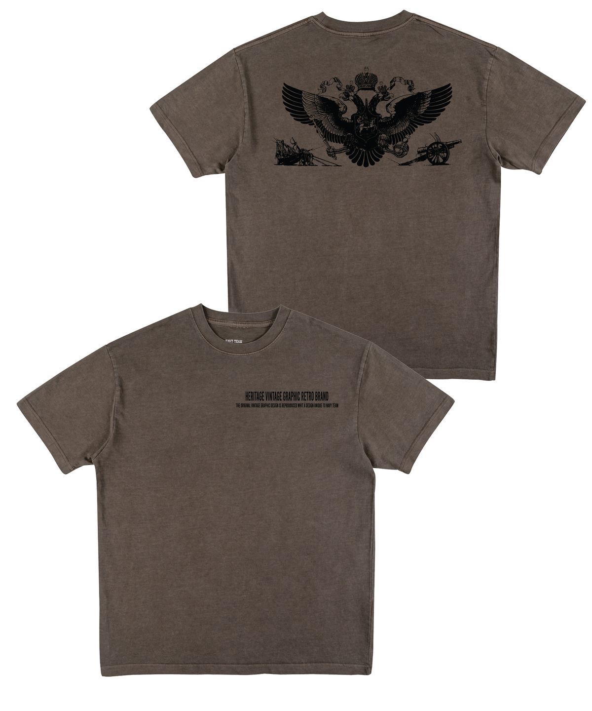 네이비팀(NAVYTEAM) limited edition HVGRB 1972 피그먼트 반팔 티셔츠(4color)