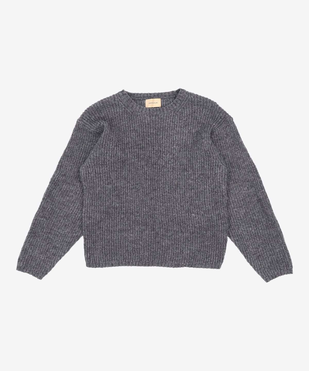 마틴플랜(MARTIN PLAN) Hera Patch Knit - GREY 100