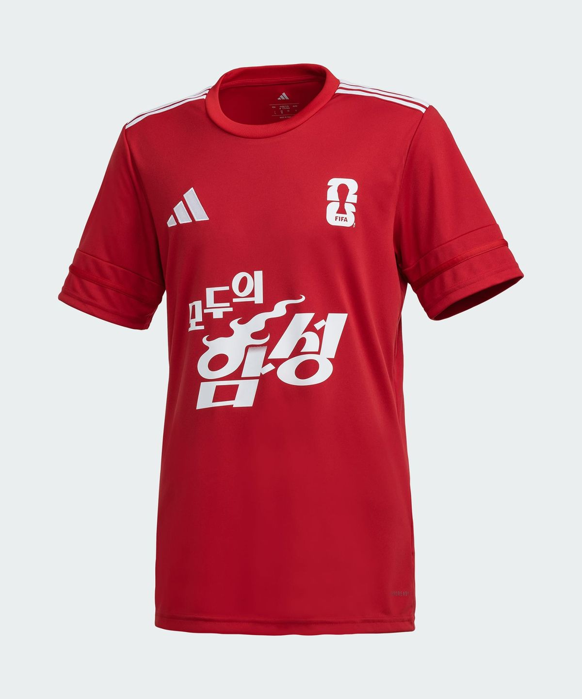 아디다스(ADIDAS) 모두의 함성 저지 - 레드:화이트 / KM9693