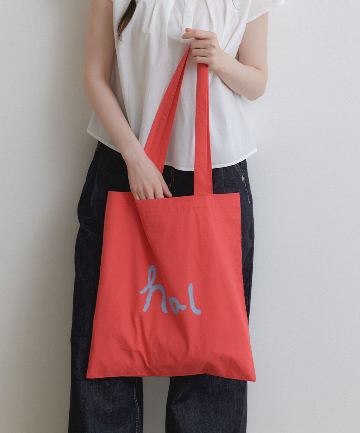할렌(HALDEN) stitch logo daily eco bag (BA006_red)