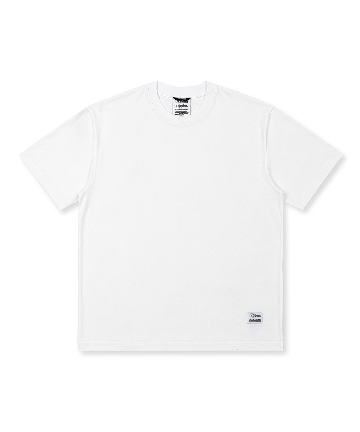 스티그마(STIGMA) WASHED BLANK T-SHIRTS V2 WHITE