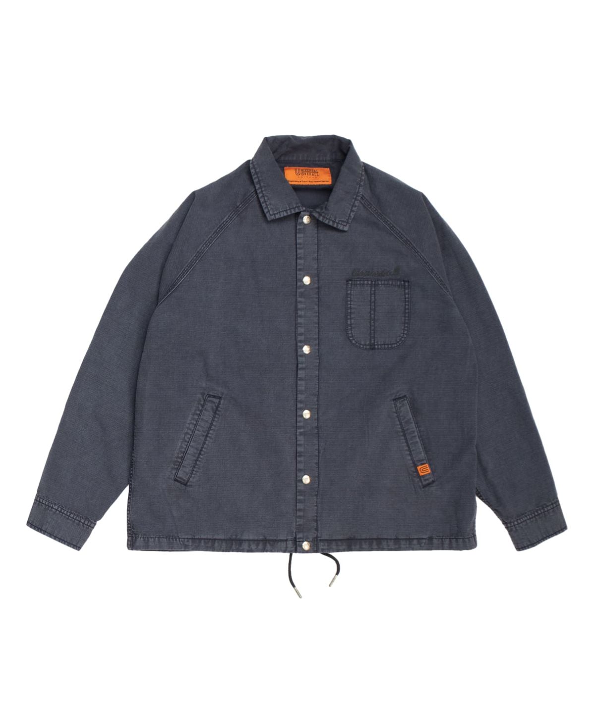 유니버셜 오버롤(UNIVERSAL OVERALL) [JAPAN COLLECTION] VINTAGE GARMENT DYE COACH JACKET(WOMAN) DEEP BLUE