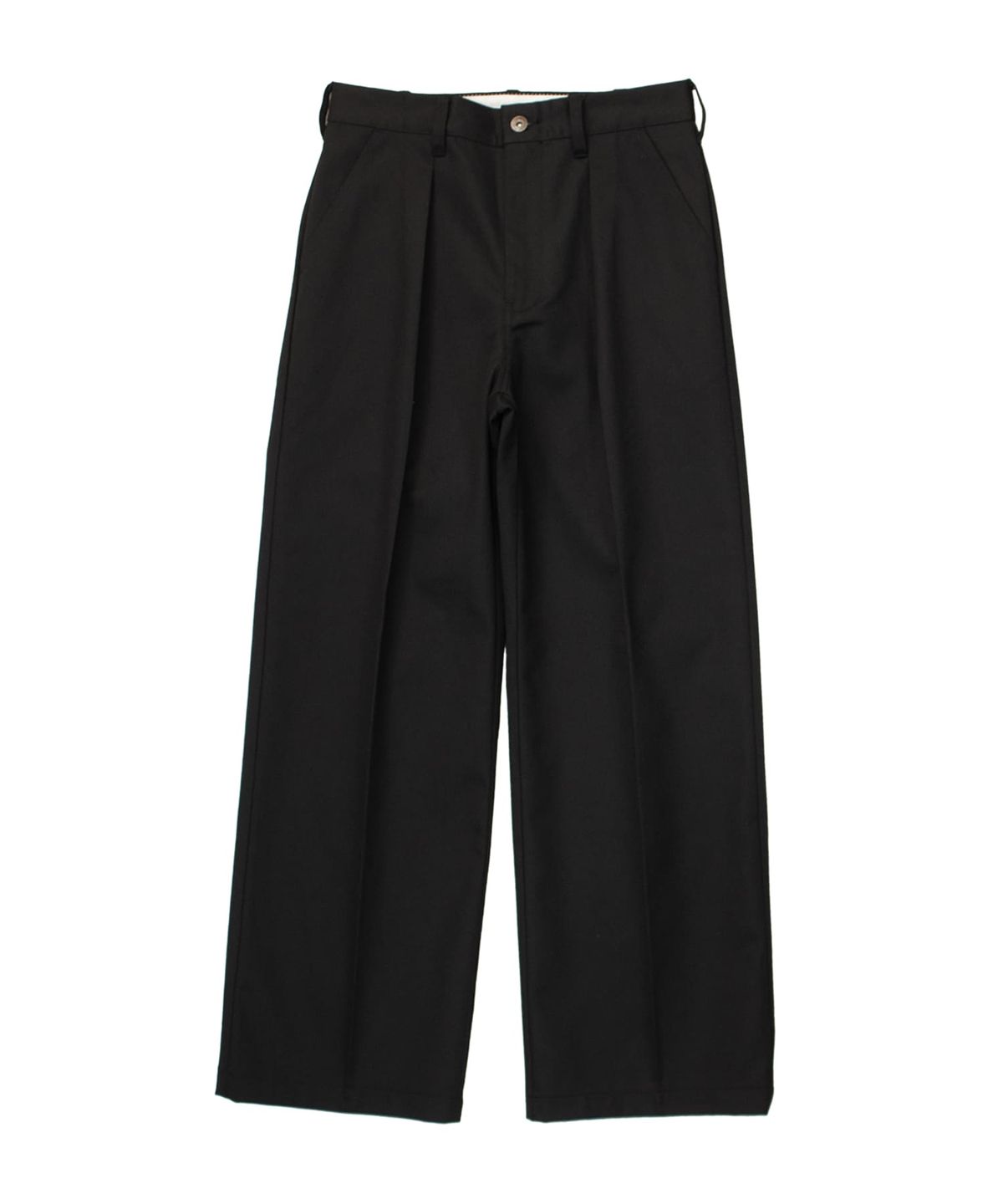 유니버셜 오버롤(UNIVERSAL OVERALL) [JAPAN HERITAGE LINE] TUCK WIDE PANTS (WOMAN) BLACK