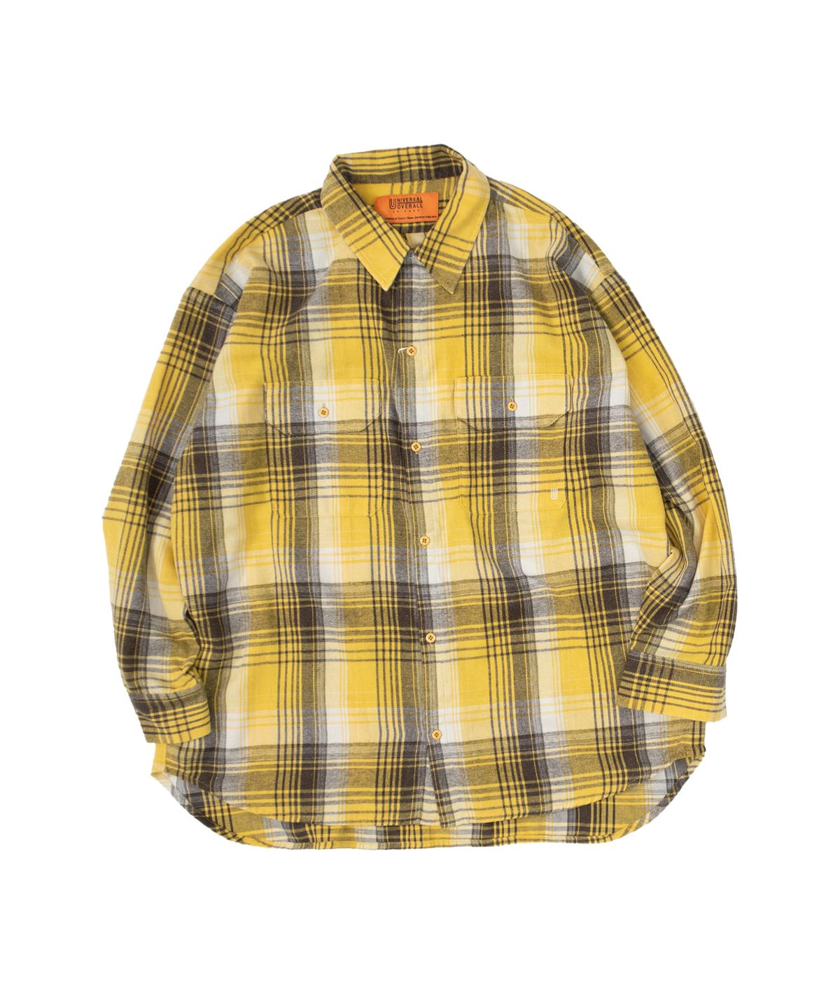 유니버셜 오버롤(UNIVERSAL OVERALL) [JAPAN COLLECTION] VINTAGE SHIRT (WOMAN) YELLOW