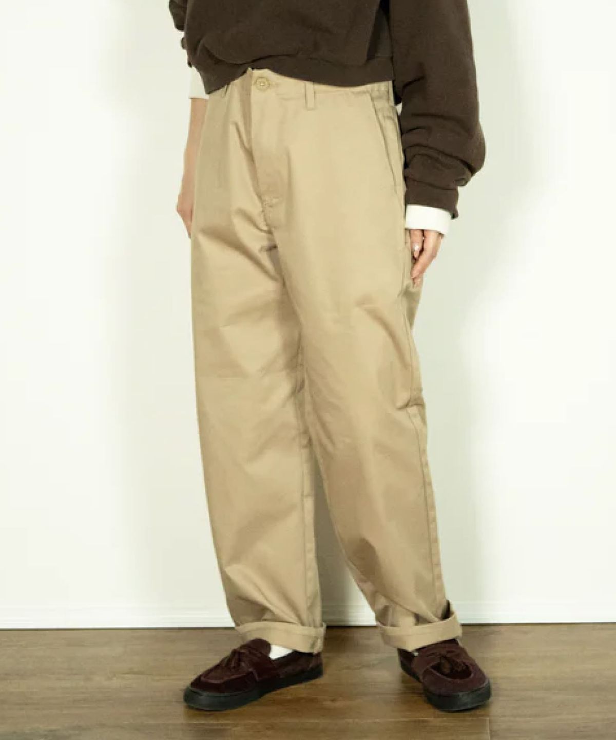 유니버셜 오버롤(UNIVERSAL OVERALL) [JAPAN COLLECTION] ADICTIVE STANDARD PANTS BEIGE