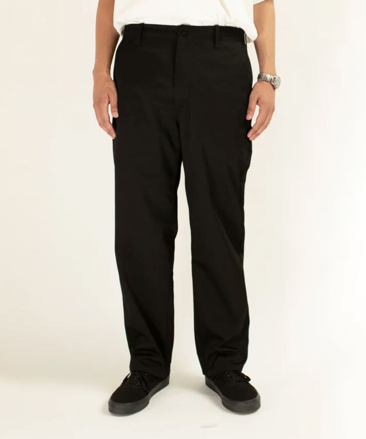 유니버셜 오버롤(UNIVERSAL OVERALL) [JAPAN COLLECTION] ADICTIVE STANDARD PANTS BLACK