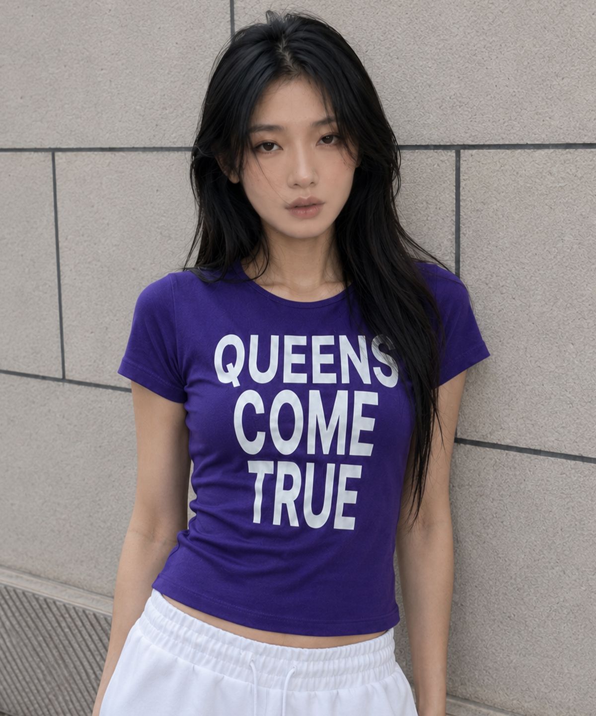 라티젠(LARTIGENT) QUEEN T-SHIRT(VIOLET)