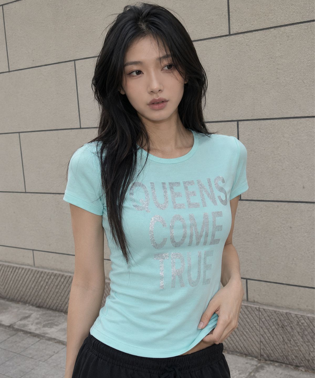 라티젠(LARTIGENT) QUEEN T-SHIRT(MINT)