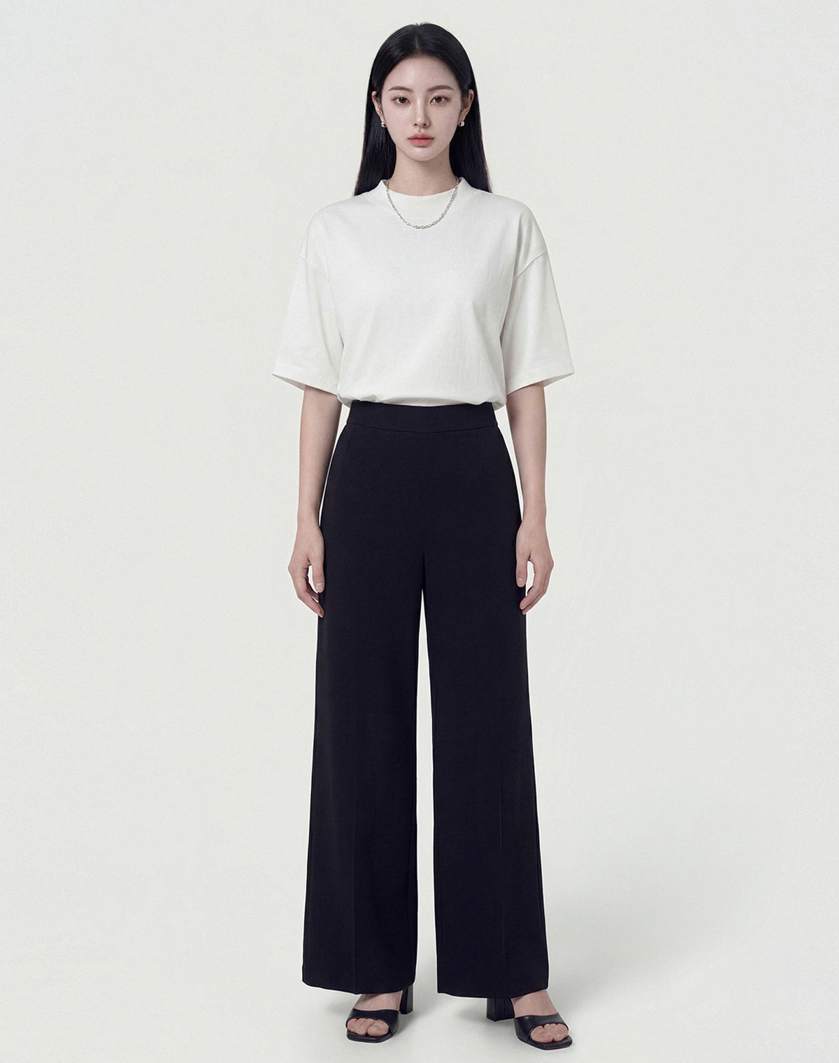 지에마르(GIEMAR) STRAIGHT BANDING SLACKS 3color 스트레이트 밴딩 슬랙스 3color