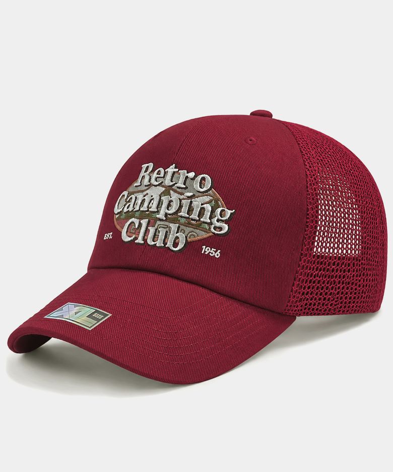 빅사이즈 메쉬 볼캡 XL RETRO CC CAP DARK RED