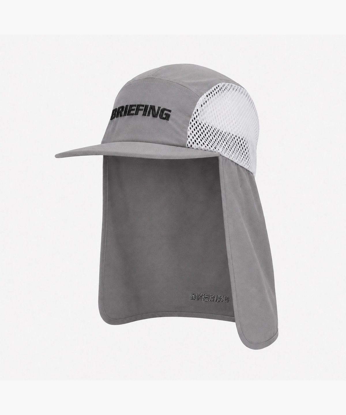 브리핑 골프(BRIEFING GOLF) 남자 쿨코어 선가드 사이드 메쉬 캡_그레이