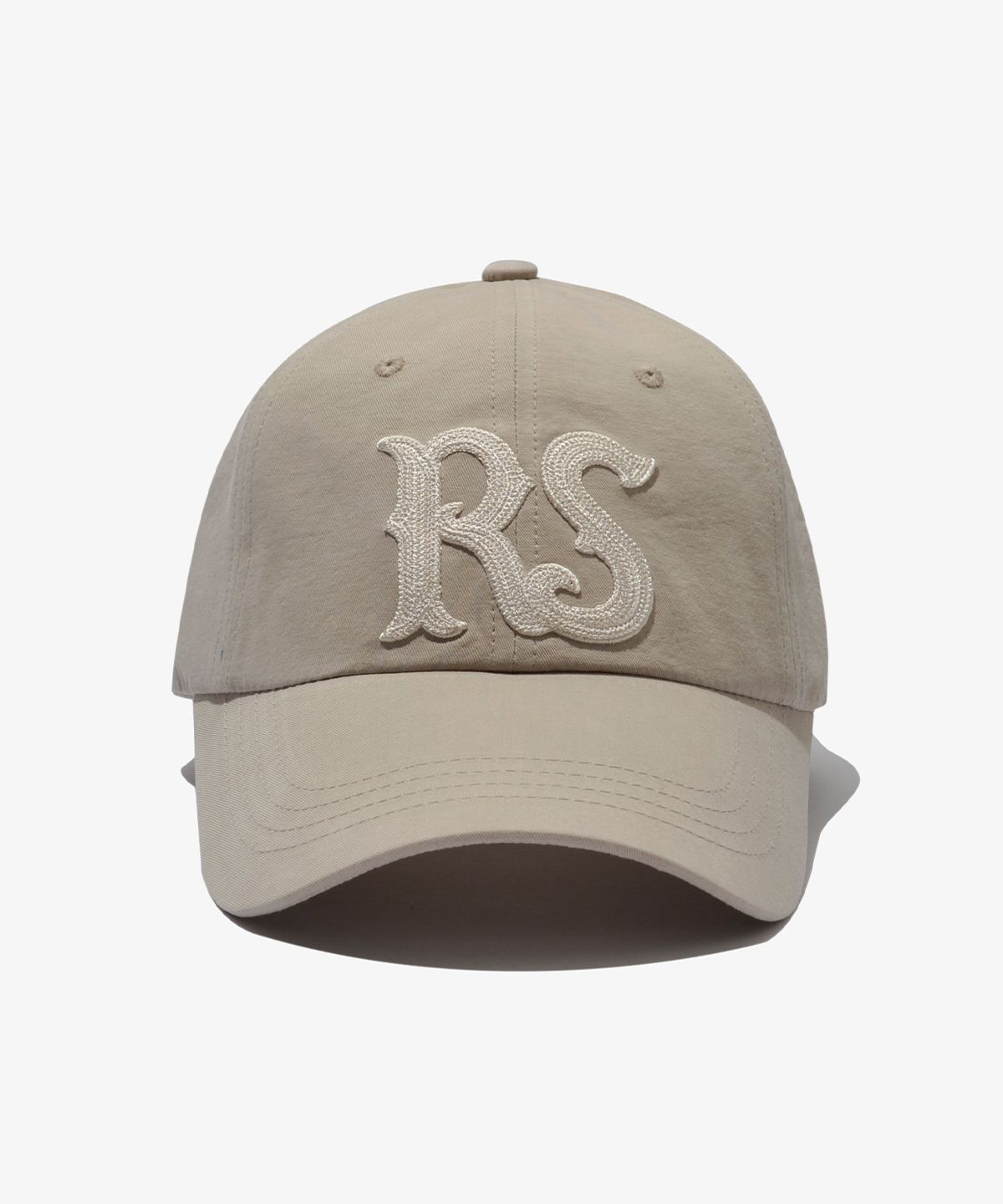 러스트앤스톤(RUSTANDSTONE) C_체인 스티치 볼캡 베이지_C_Chain Stitch Ball Cap Beige