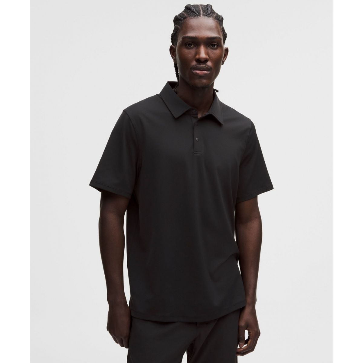 룰루레몬(LULULEMON) 멘즈 ShowZero™ 클래식 핏 폴로 셔츠  BLK